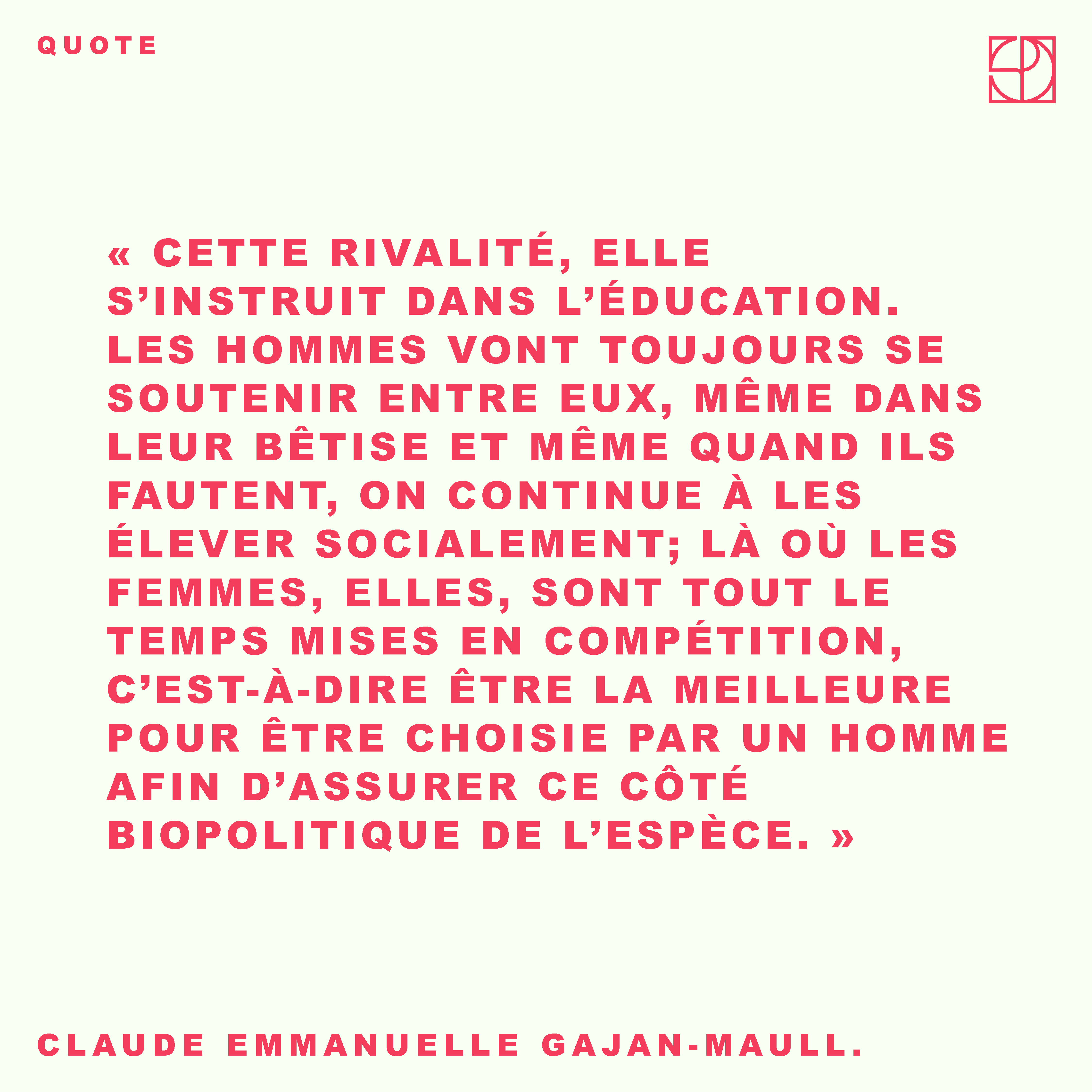 ENTRE RIVALITÉS ET SORORITÉ : COMMENT REPENSER NOS RAPPORTS ENTRE FEMMES