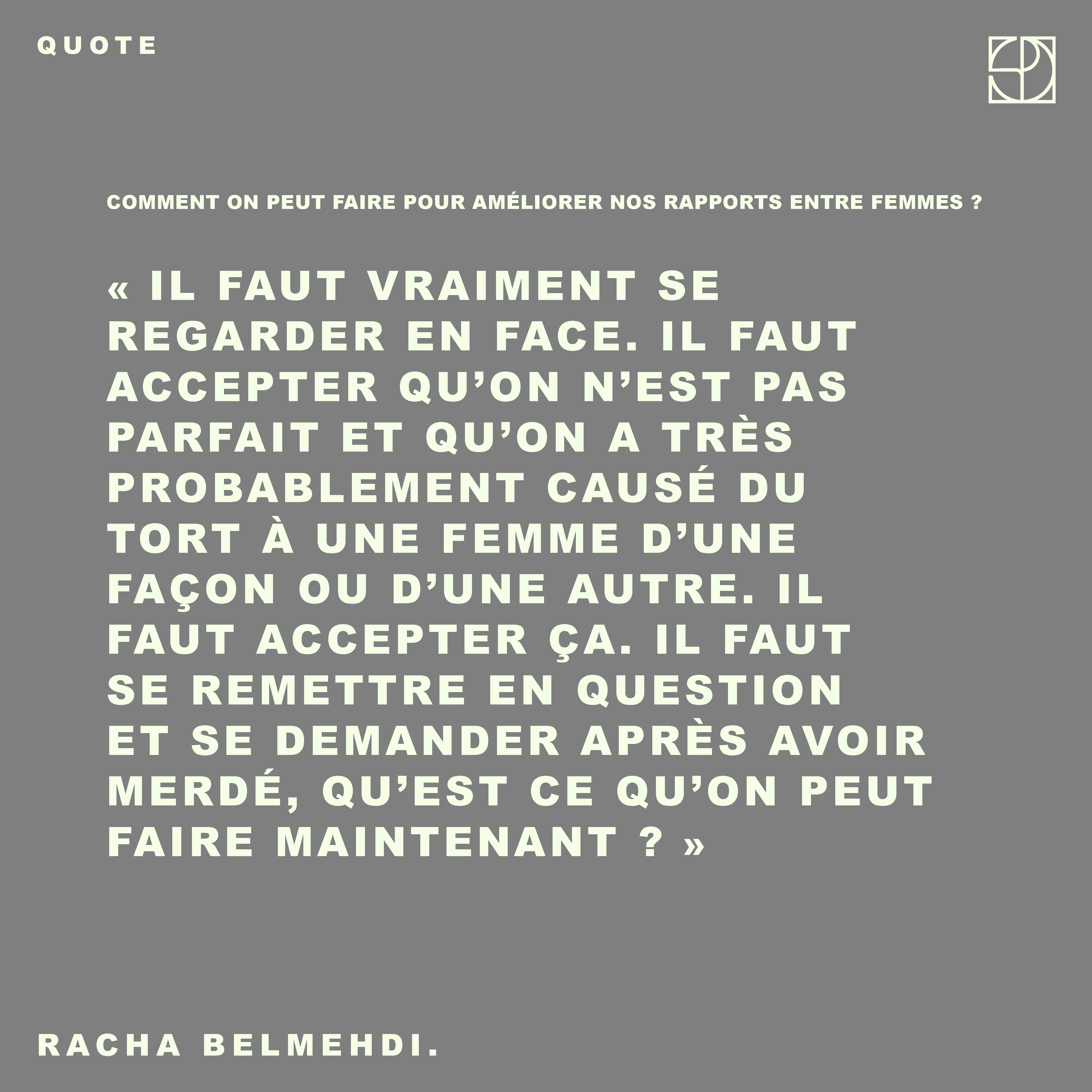 ENTRE RIVALITÉS ET SORORITÉ : COMMENT REPENSER NOS RAPPORTS ENTRE FEMMES