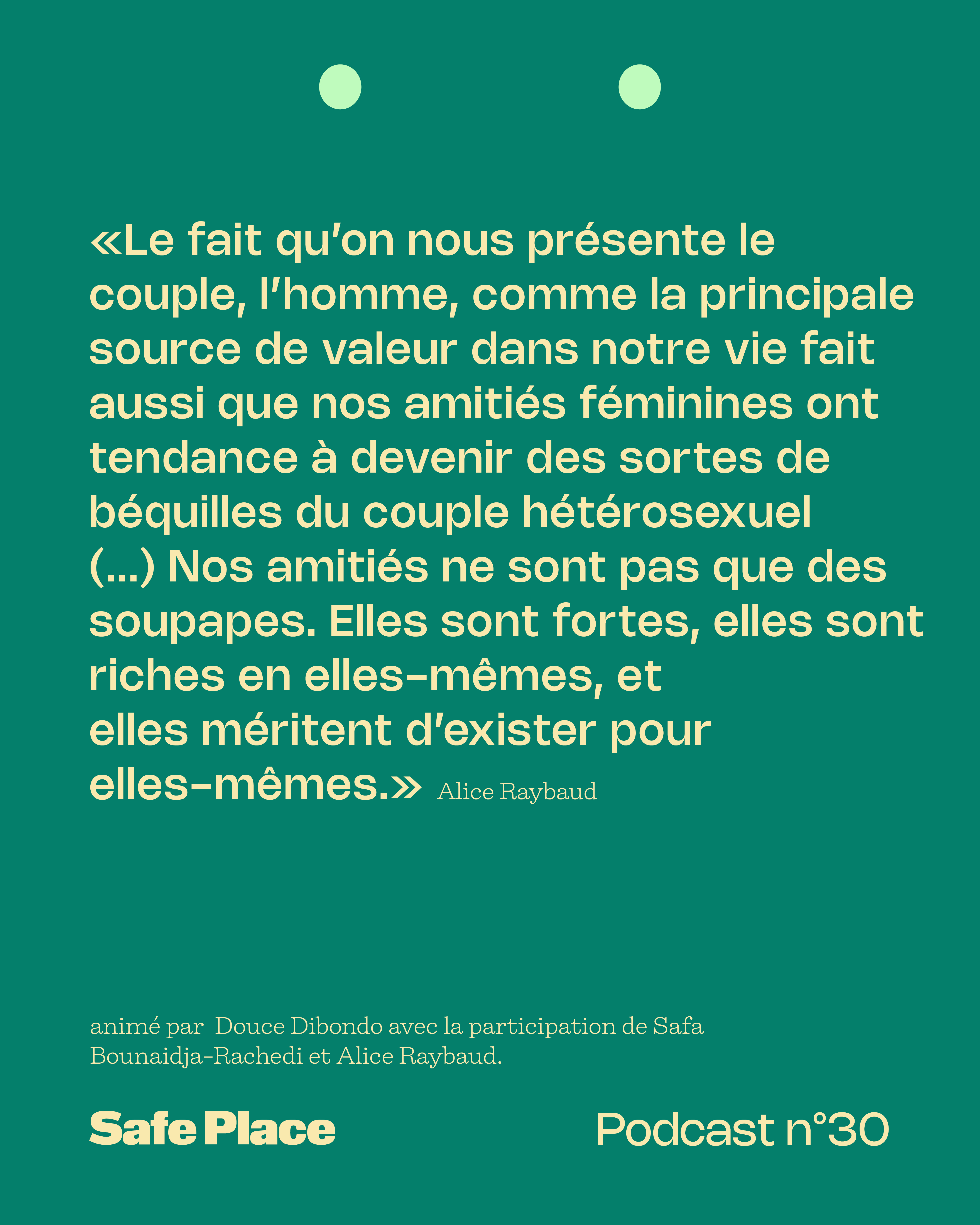 L’AMITIÉ, BÂTIR NOS AUTELS RÉVOLUTIONNAIRES